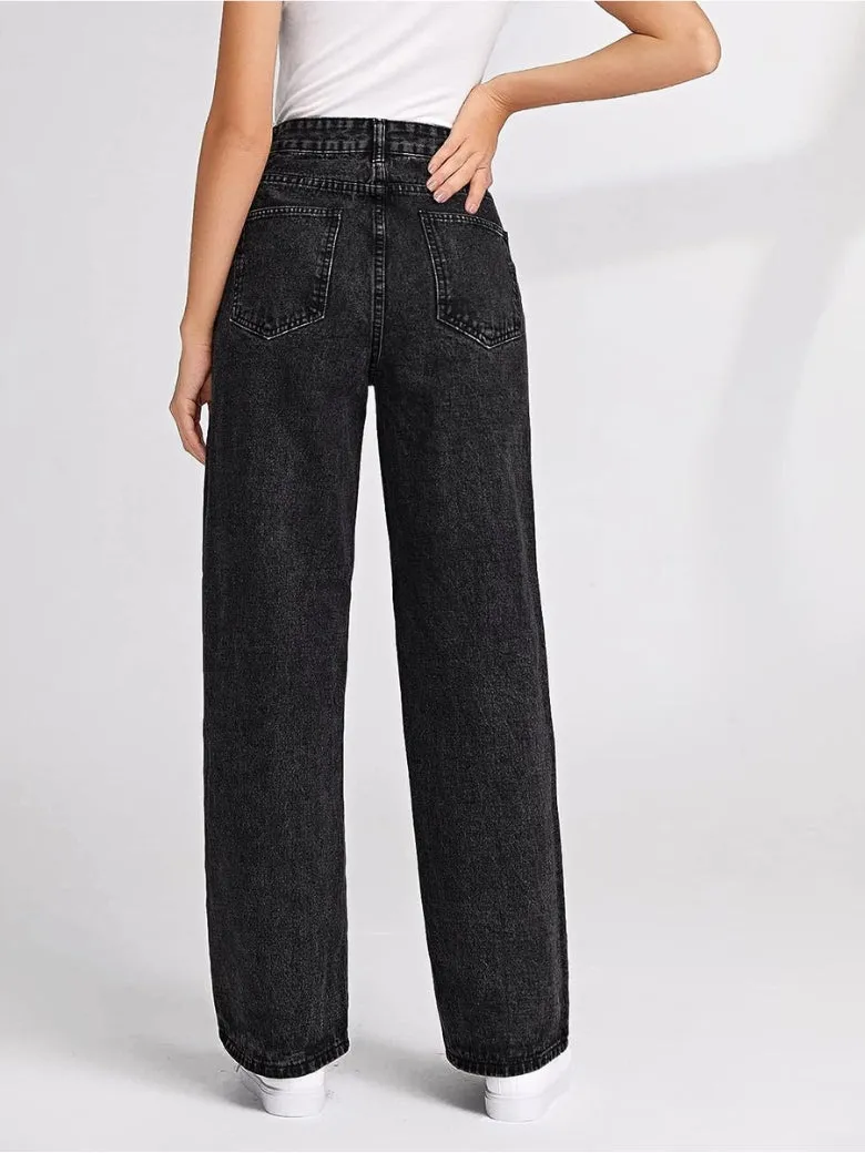Stretchable Skyline Straight Leg Denim