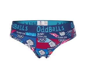 Team GB - Navy - Ladies Briefs