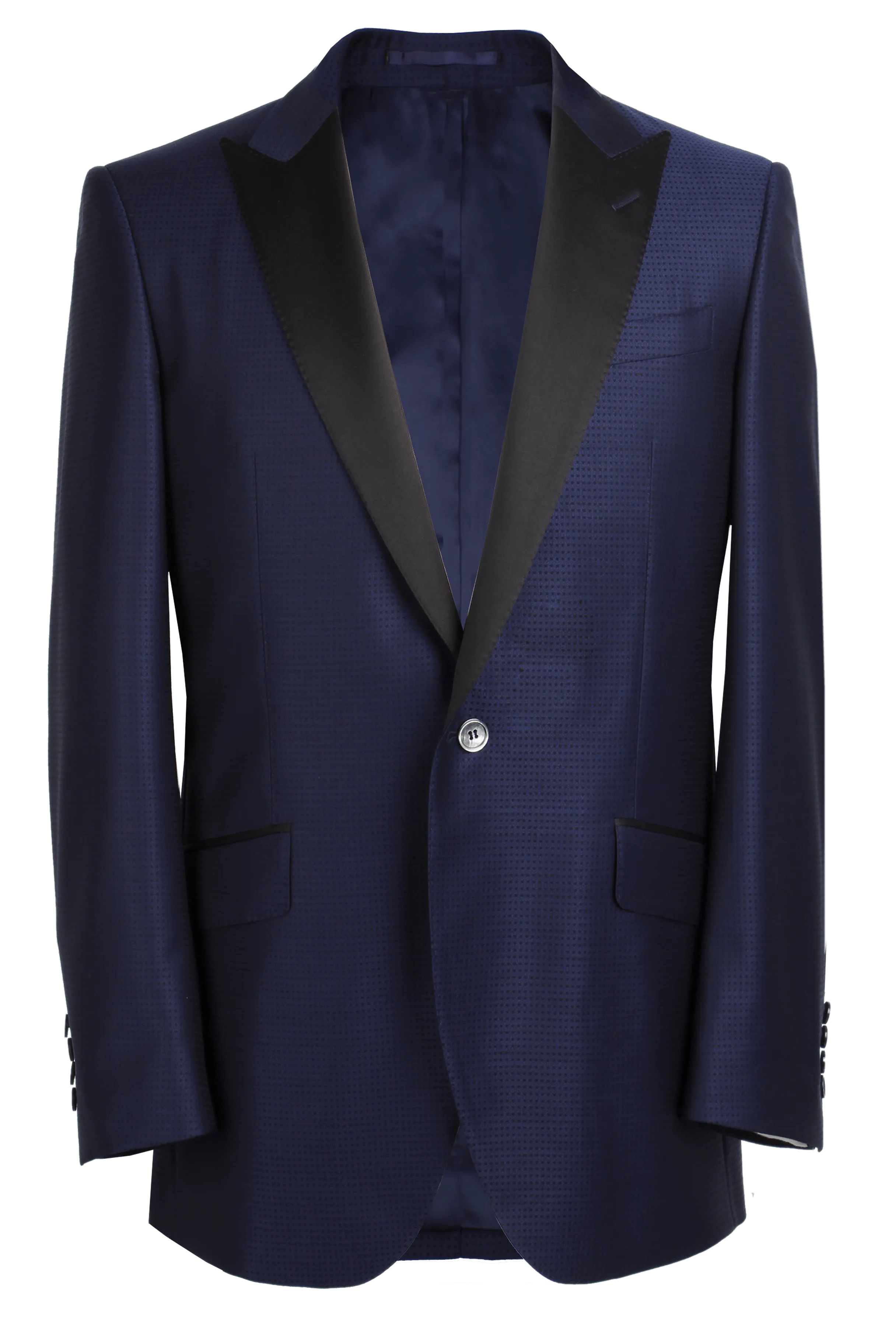 The Oliver Dinner Jacket - Reda Navy Pin Dot