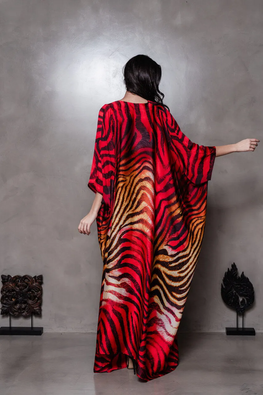 The Red Tiger Kaftan