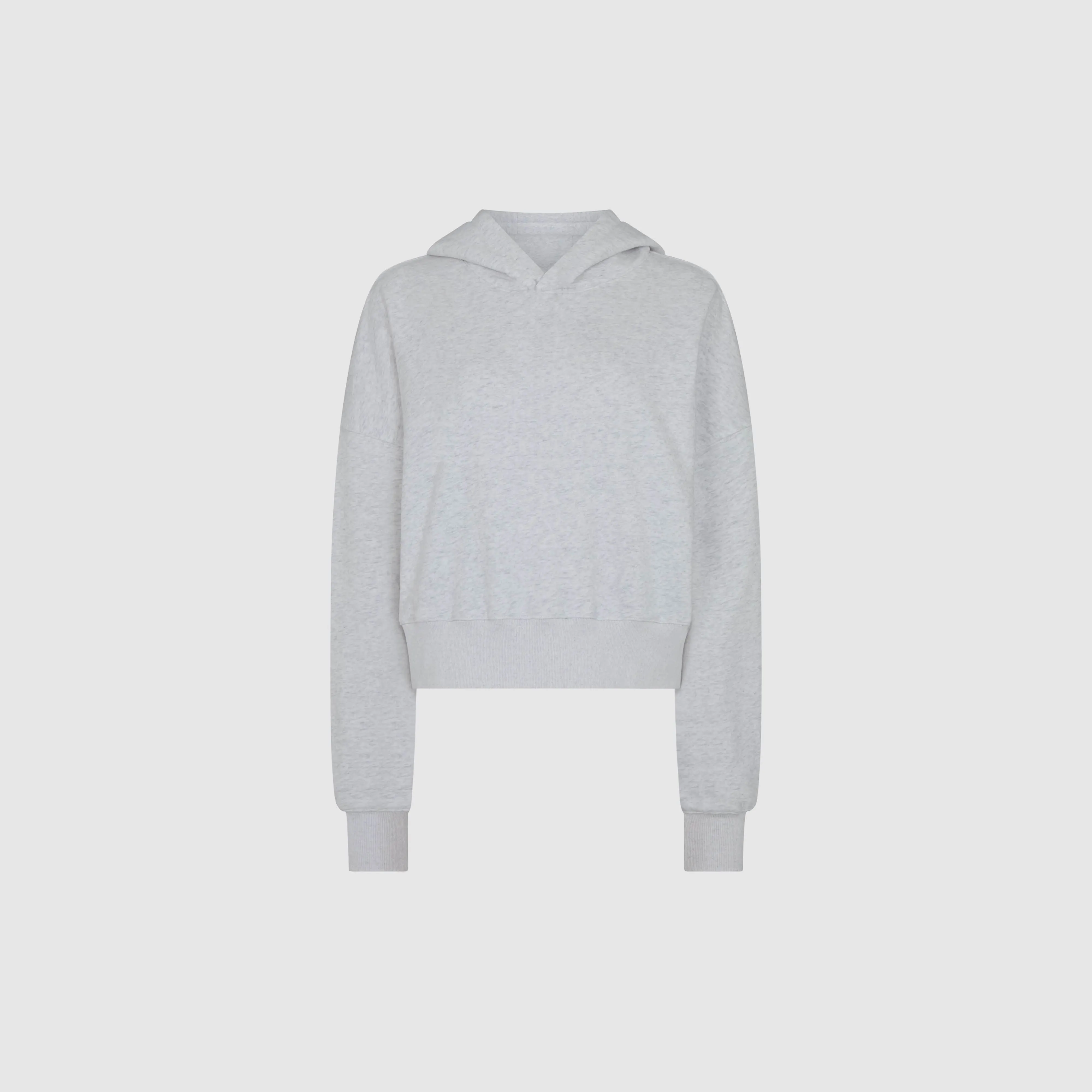 THE ULTIMATE BOXY HOODIE - GREY MARL