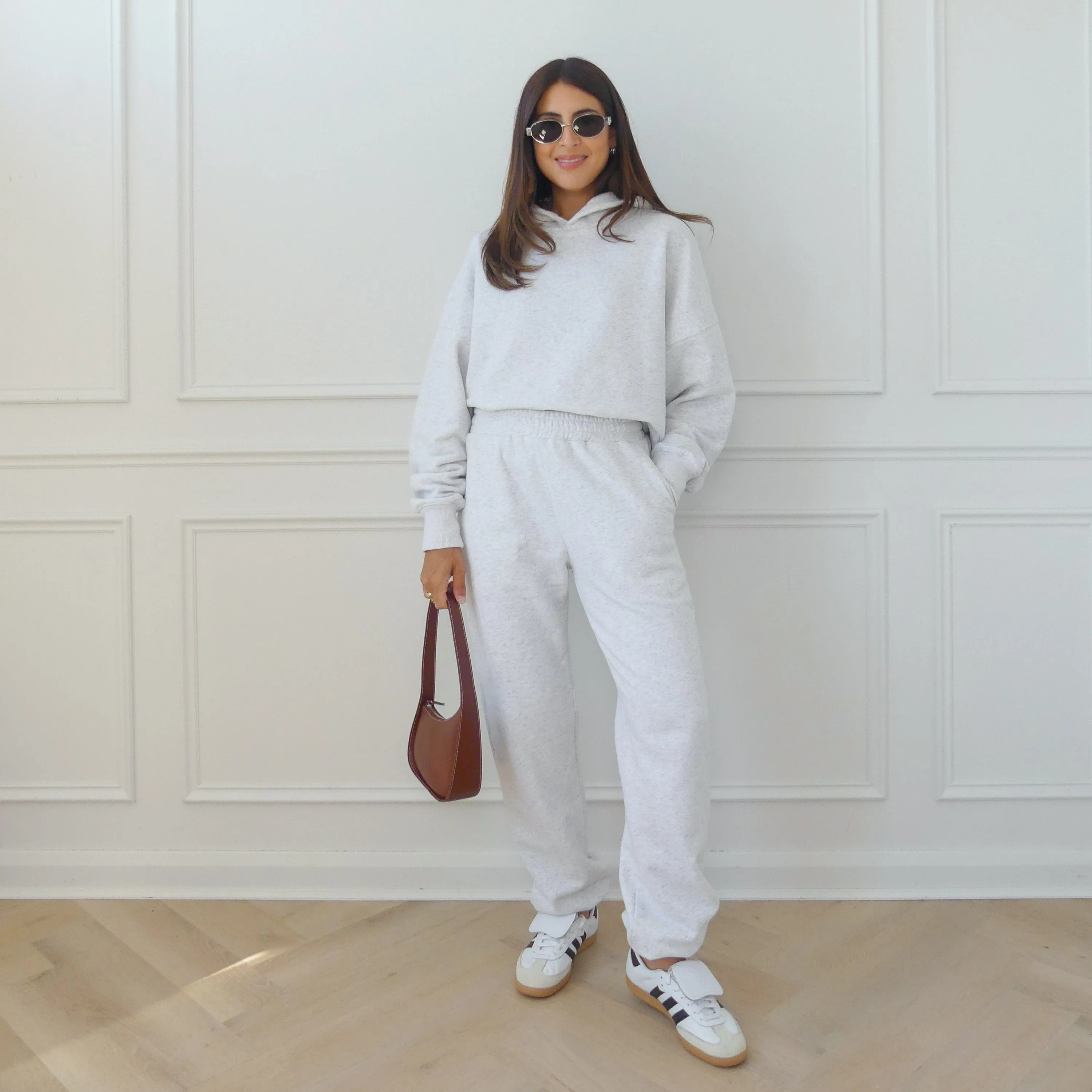 THE ULTIMATE BOXY HOODIE - GREY MARL