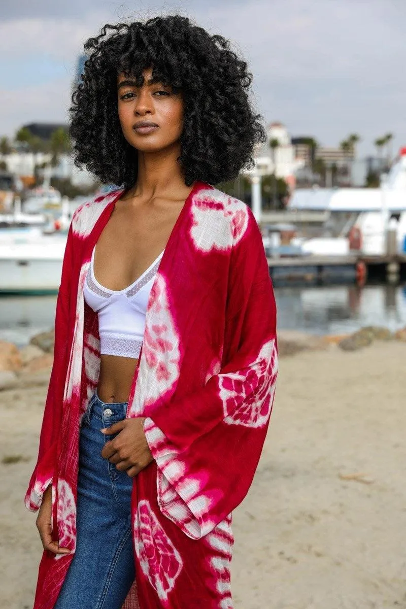 Tie Dye Kimono - 6 colors