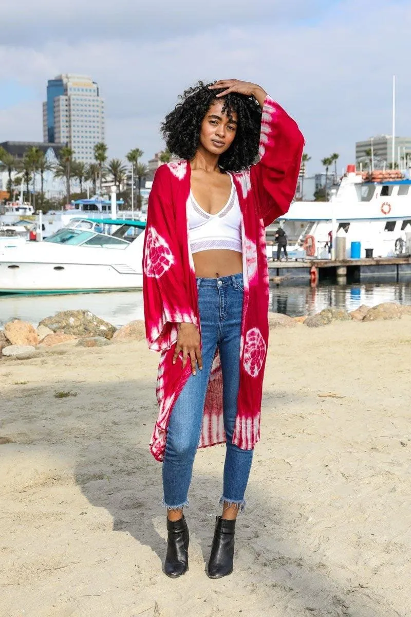 Tie Dye Kimono - 6 colors