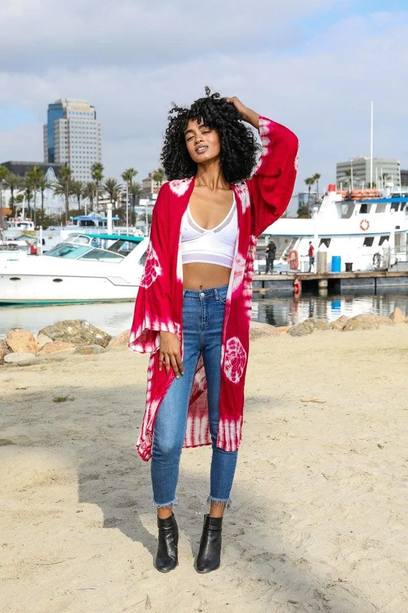 Tie Dye Kimono - 6 colors