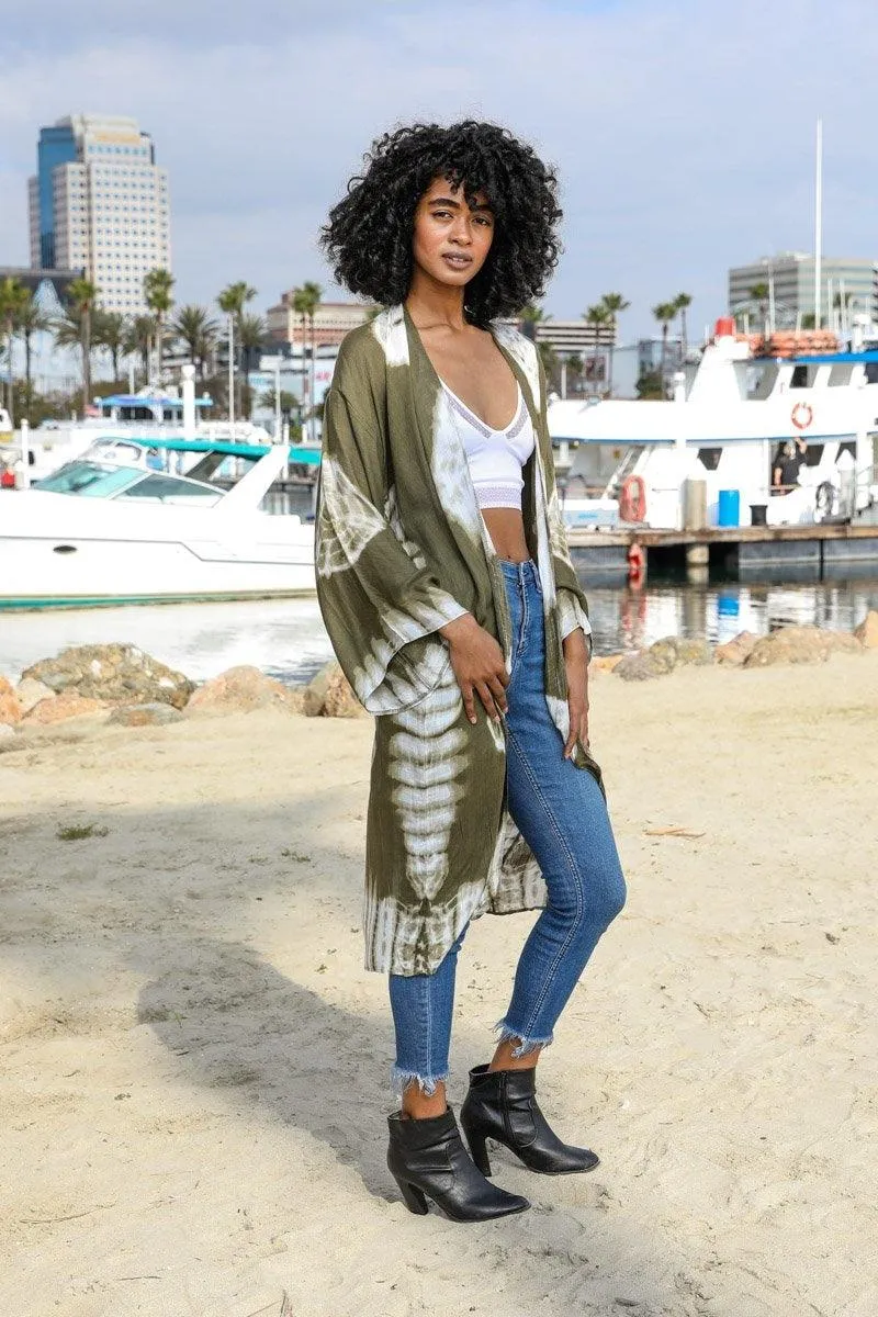 Tie Dye Kimono - 6 colors