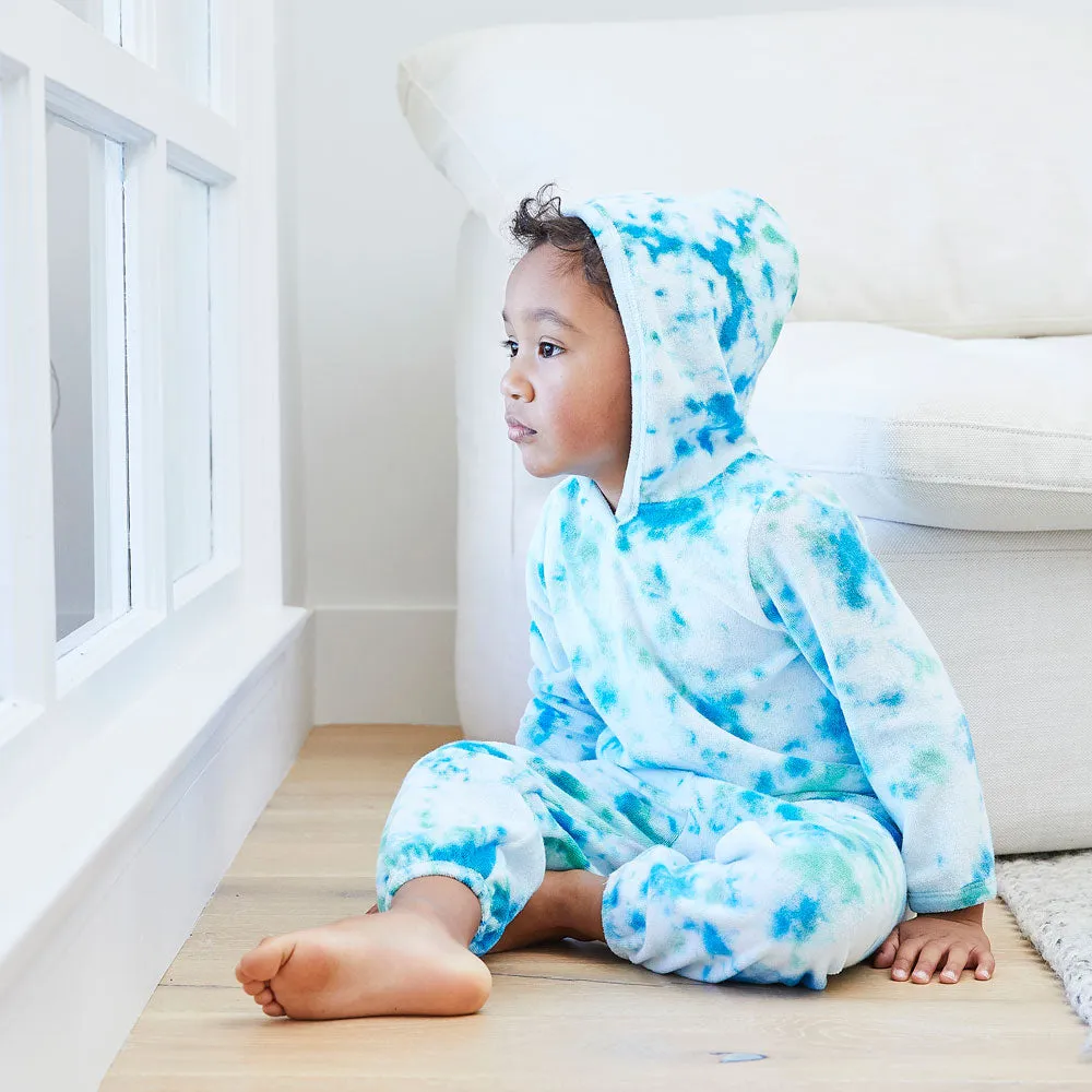 Toddler & Kid Loop Terry Tie Dye Hoodie and Balloon Pant Sets
