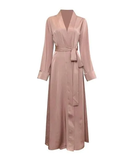 Tokyo Wrap Kimono Abaya - Chai