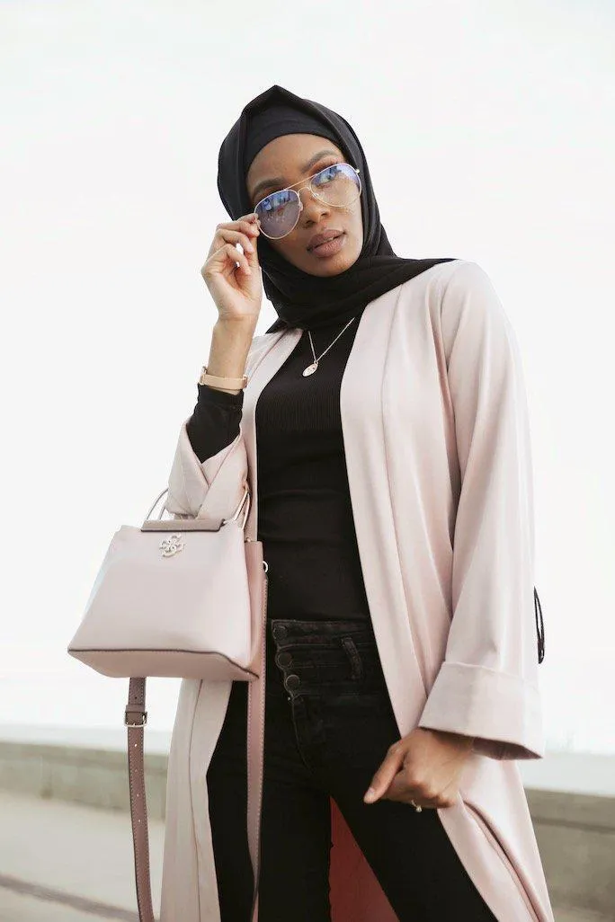 Tokyo Wrap Kimono Abaya - Chai