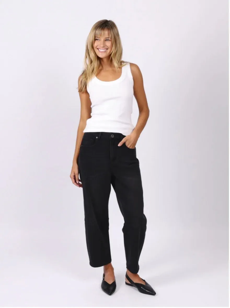 Toni  Barrel Jeans - Black