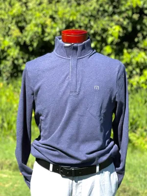 Travis Mathew "The Cloud Quarter Zip 2.0"- Heather Blue
