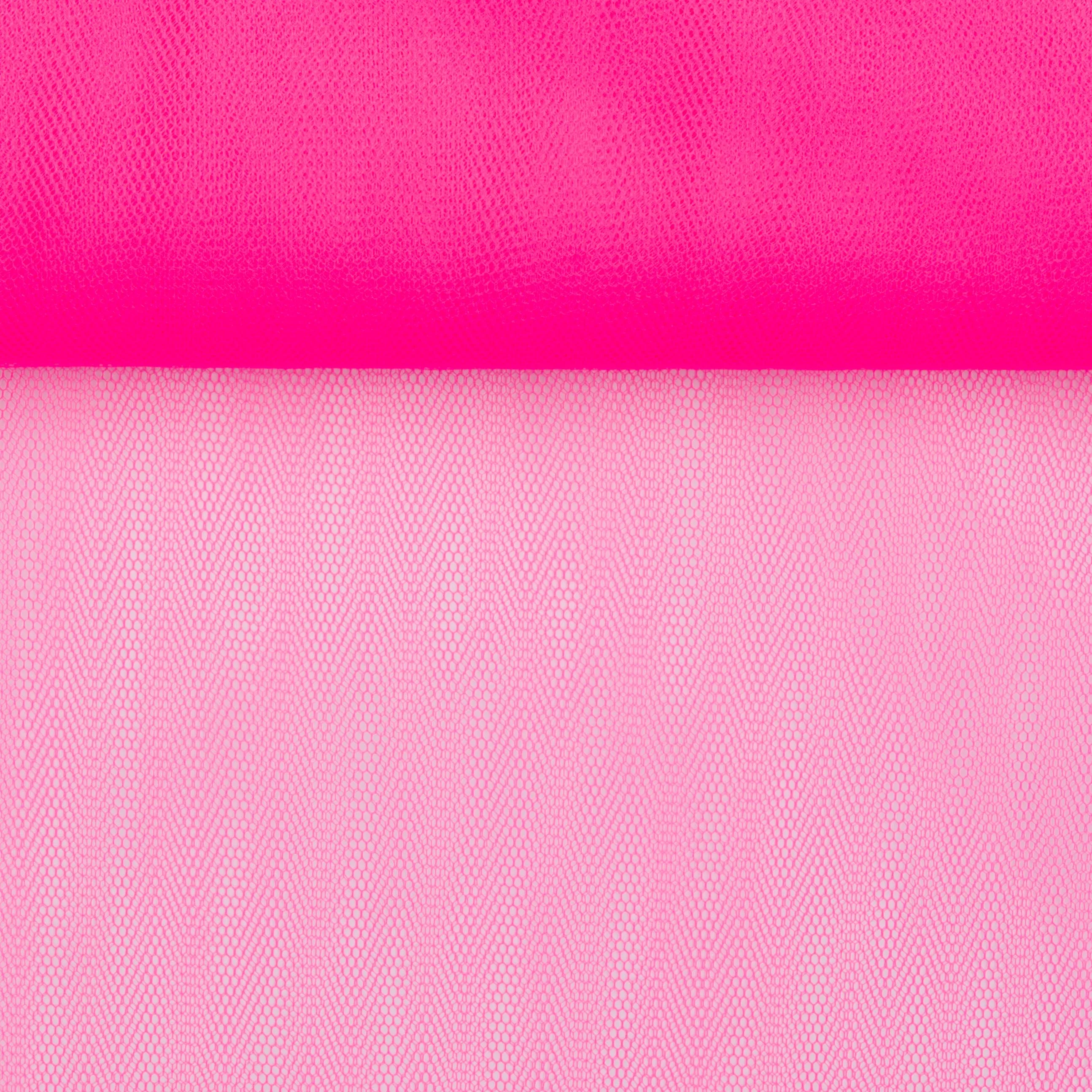 Tulle Fluorescent Cerise