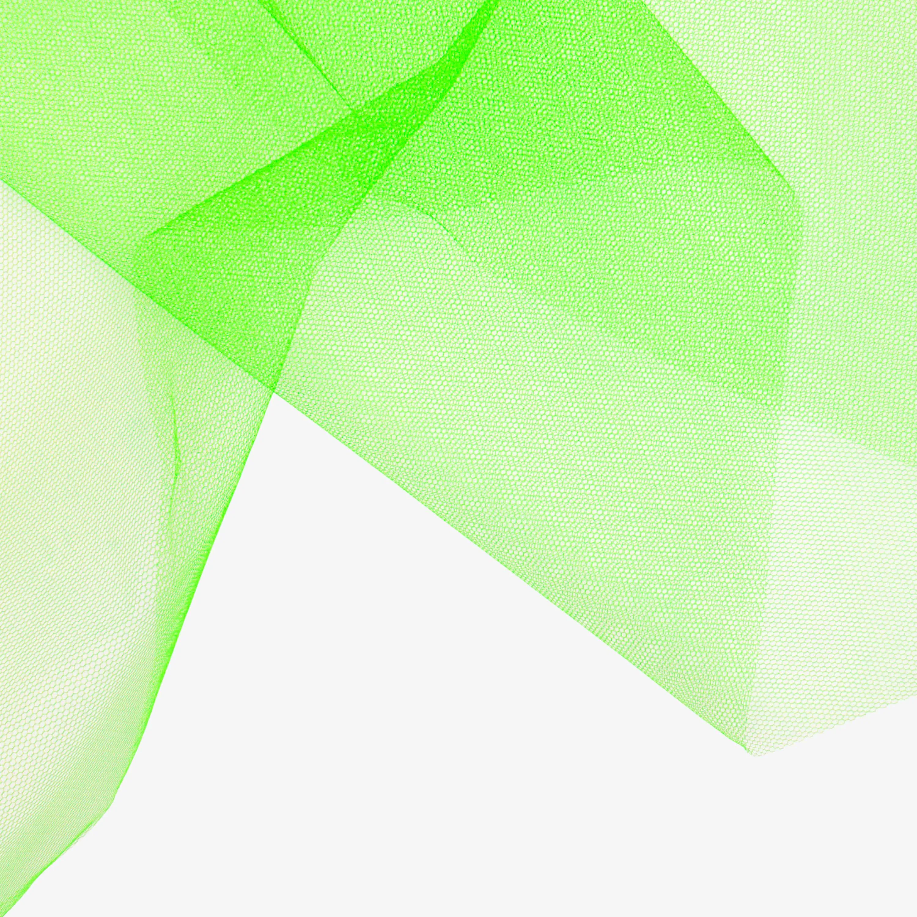 Tulle Fluorescent Green