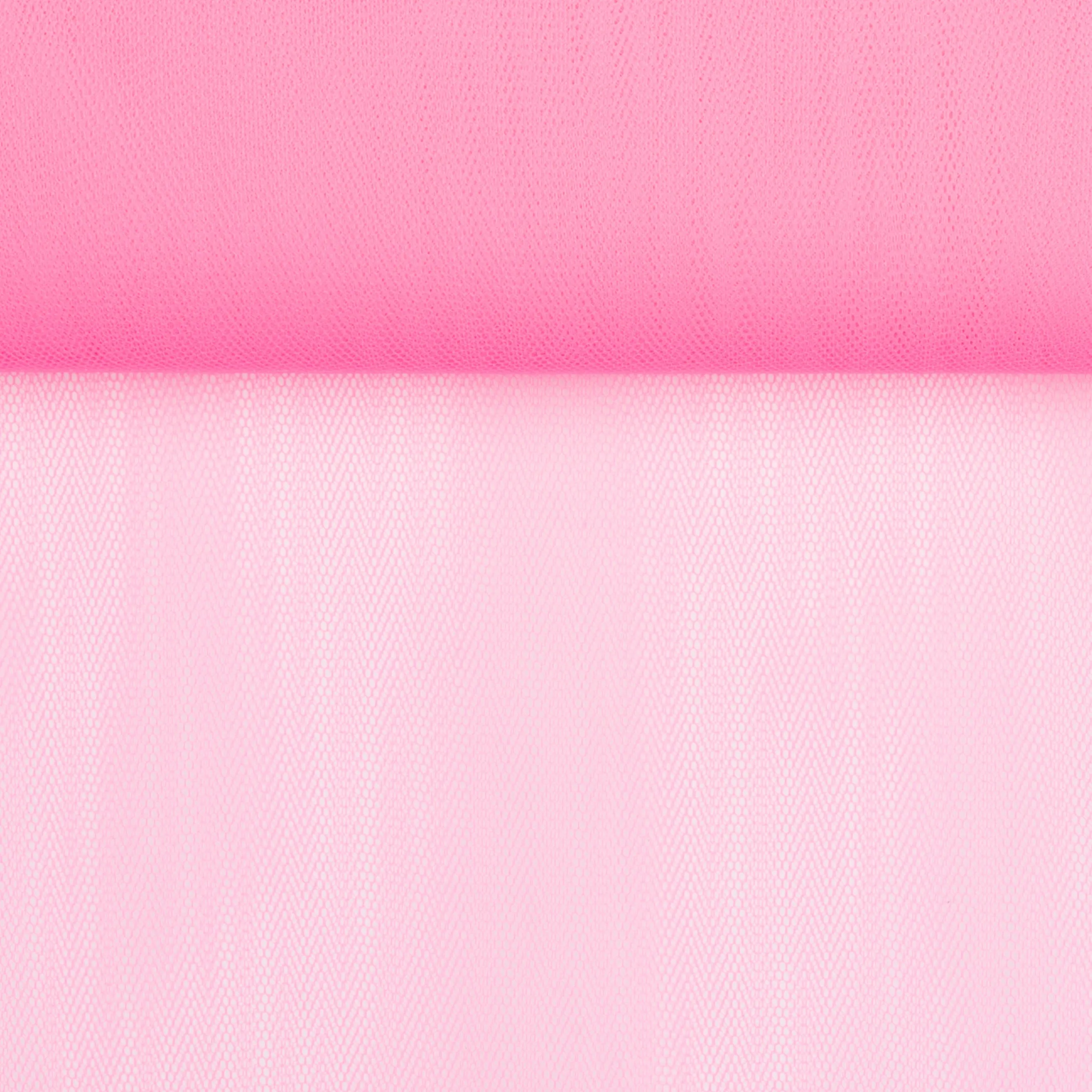 Tulle Fluorescent Rose