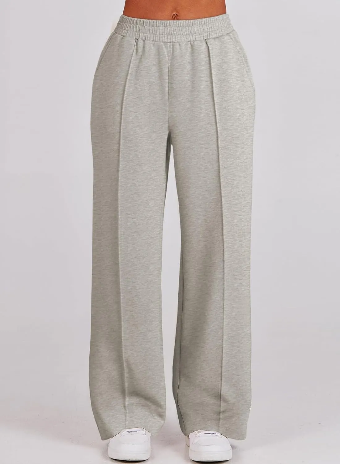 Two Piece Outfits Half Zip Sweatshirt Sweatsuit Lounge Sets for Women Matching Set Wide Leg Sweatpant Tracksuit