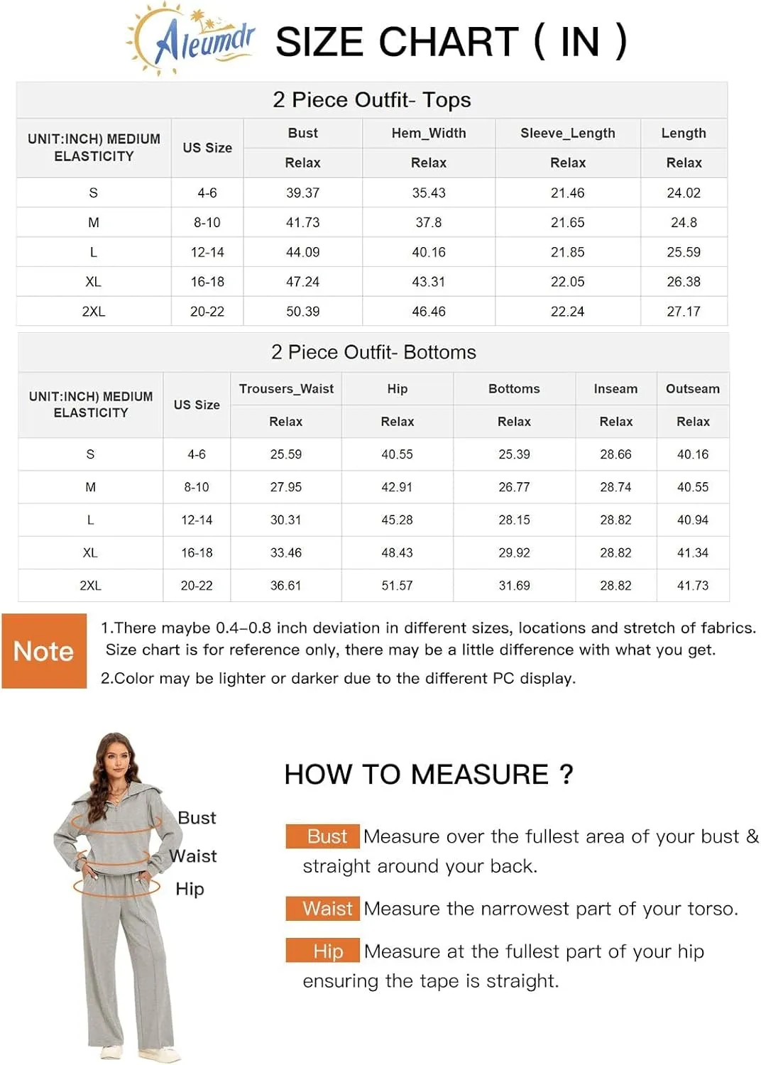 Two Piece Outfits Half Zip Sweatshirt Sweatsuit Lounge Sets for Women Matching Set Wide Leg Sweatpant Tracksuit