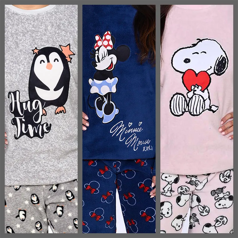Twosie Minnie Mouse Autograph Blue - Large