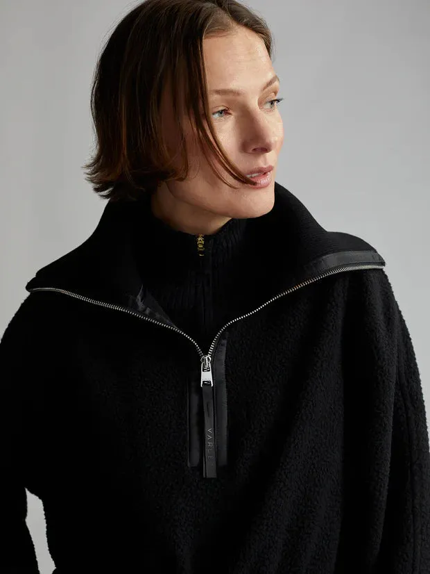 Varley | Parnel Half Zip Fleece {Black}