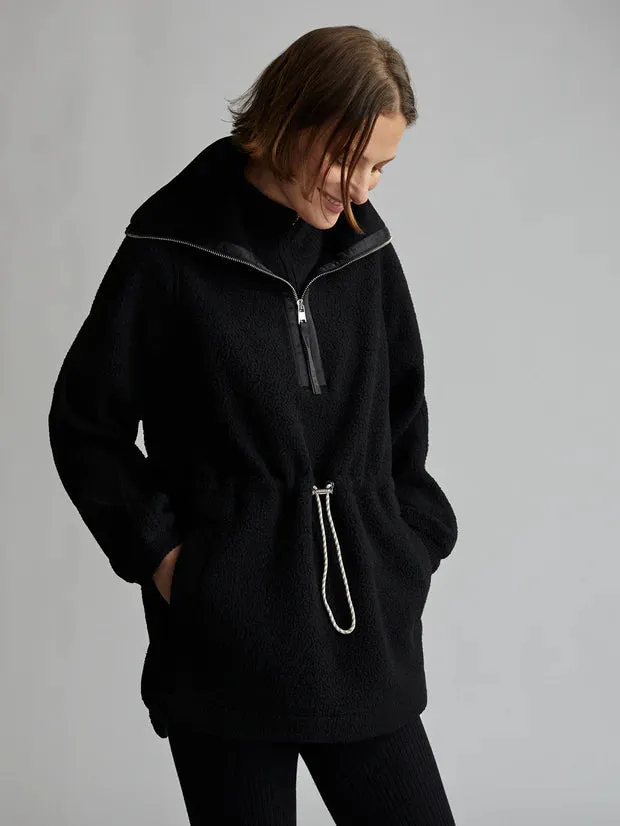 Varley | Parnel Half Zip Fleece {Black}