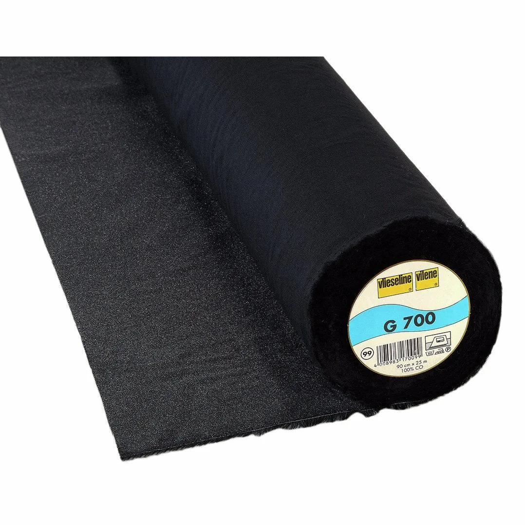 Vlieseline Woven Fusible Interfacing - G700 - Medium - Black