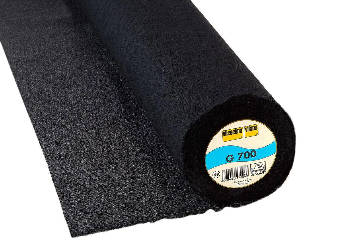Vlieseline Woven Fusible Interfacing - G700 - Medium - Black