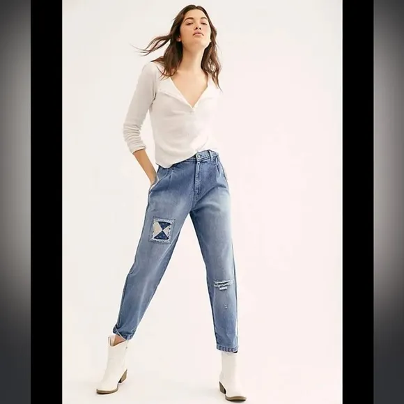 We The Free Down To Earth Patched Jeans