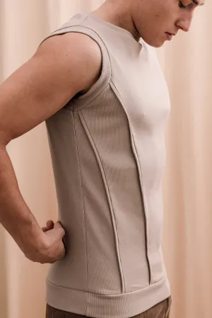 Whisper Tank Top Beige
