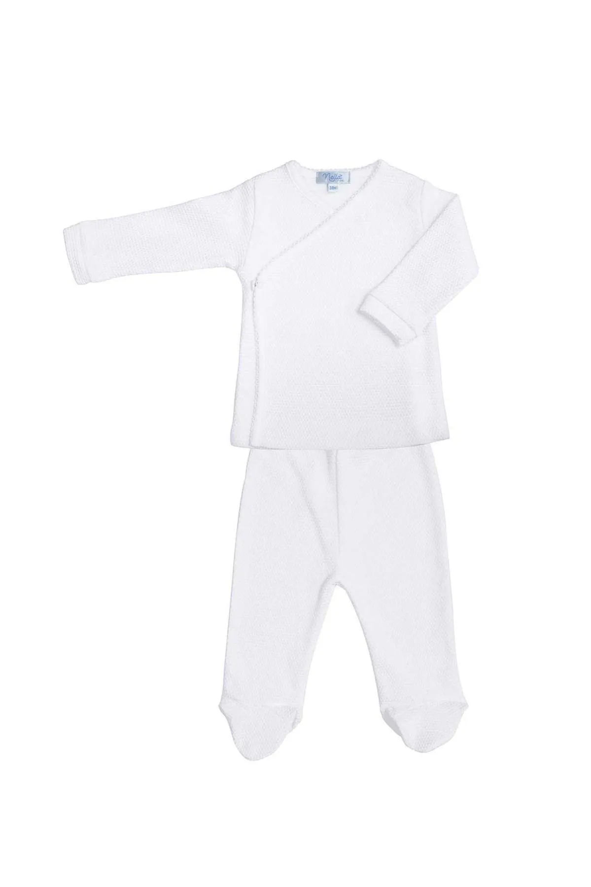 White Bubble Baby Kimono