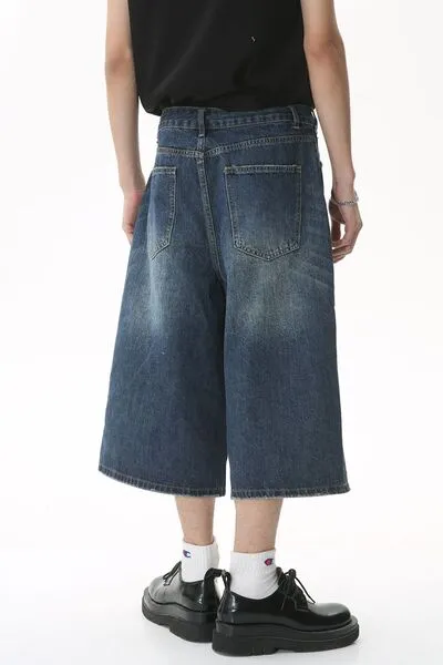 Wide Leg Cropped Jeans