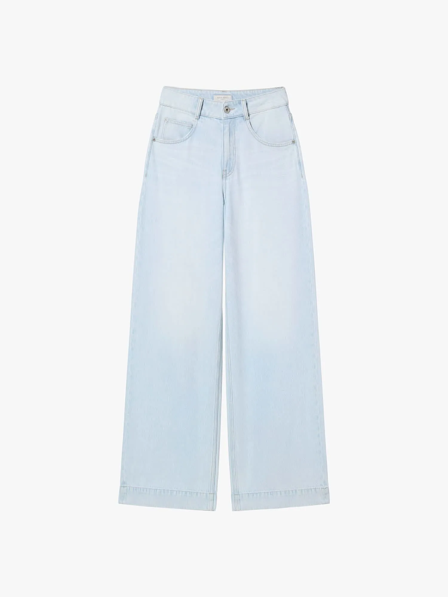 Wide-Leg Mid-Rise Jeans-270