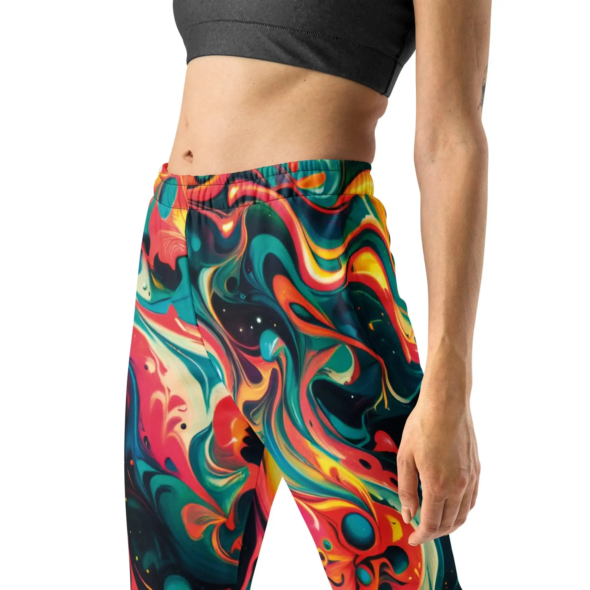 Women’s Comfortable Joggers - Celestial Splash