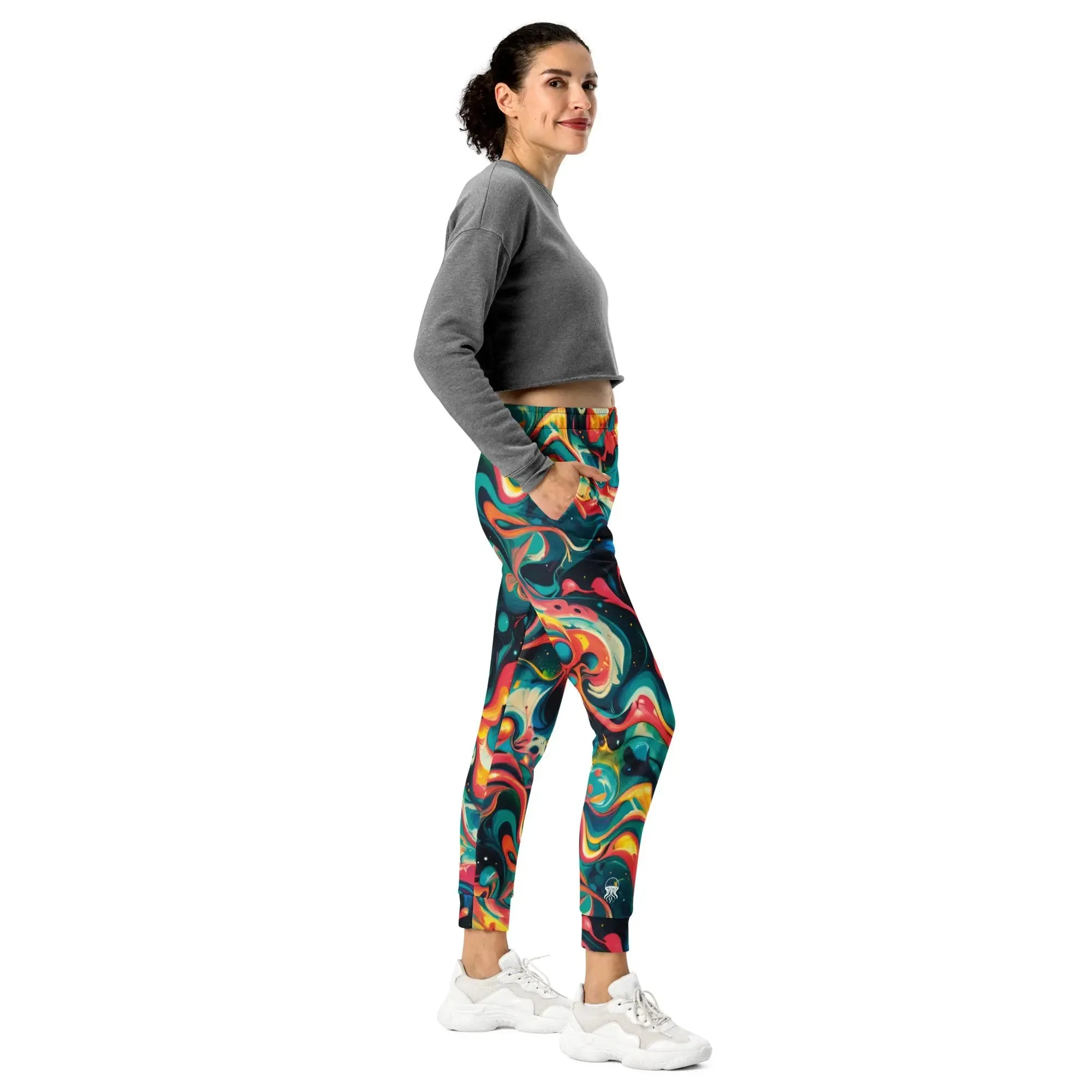 Women’s Comfortable Joggers - Celestial Splash