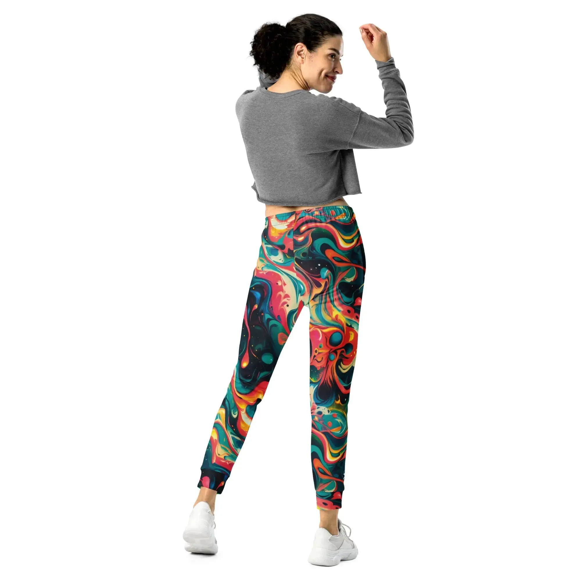 Women’s Comfortable Joggers - Celestial Splash