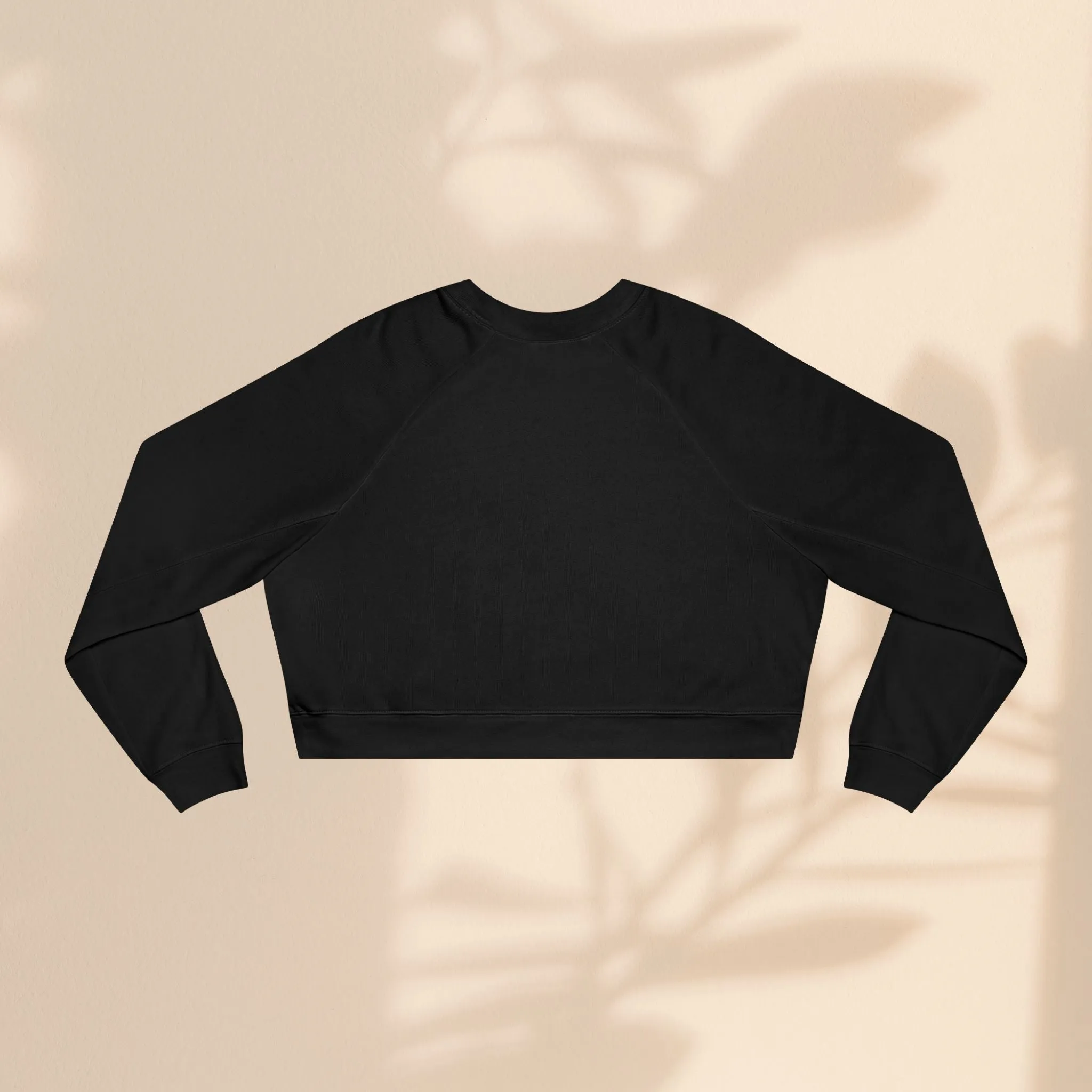 Women's Cropped Fleece Pullover - You Make My Heart Go Boom