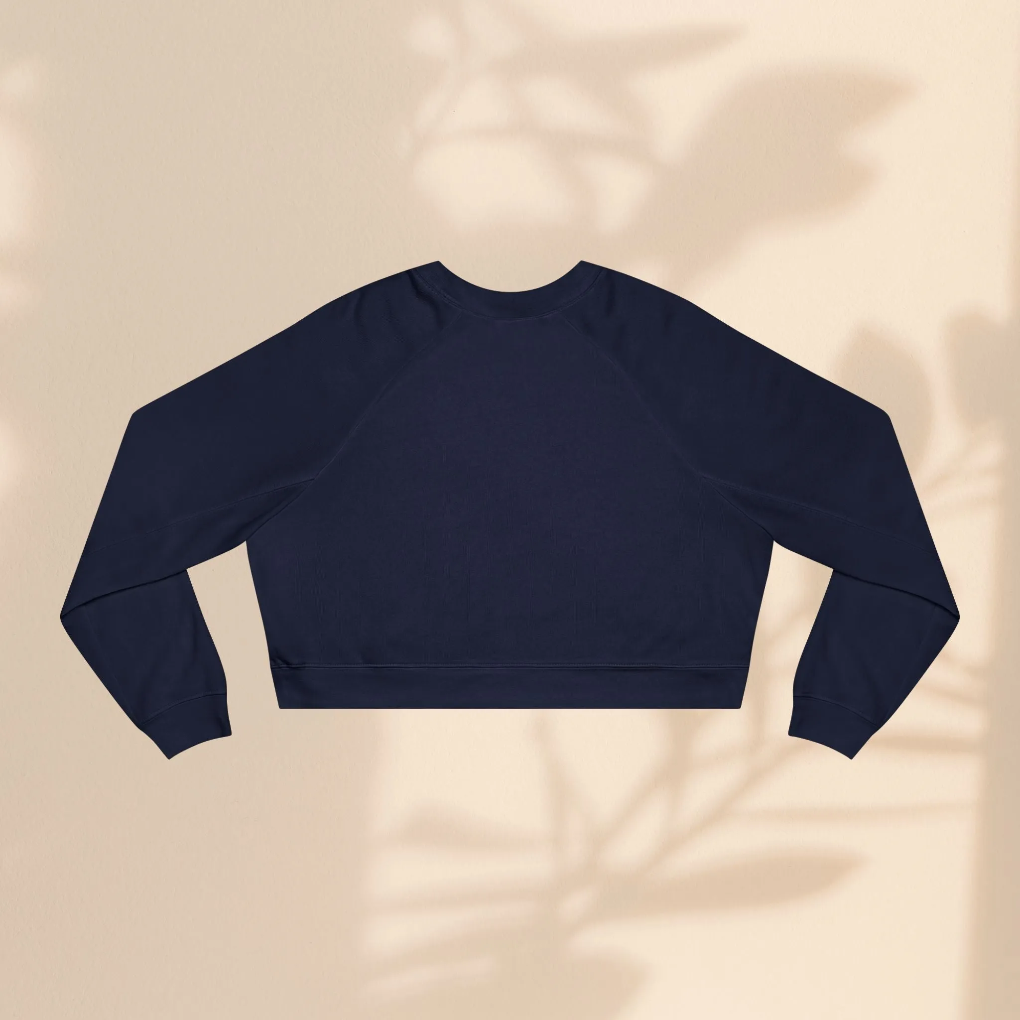 Women's Cropped Fleece Pullover - You Make My Heart Go Boom