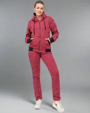 Women’s Flora zip up Soft fleece Hoodie Sweatshirt with Sweatpants