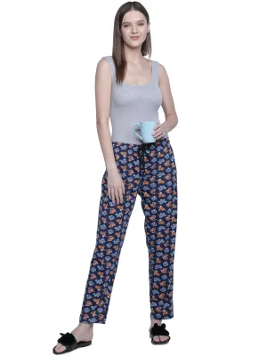 Women's Navy Dino Pyjama - Playful & Comfortable Loungewear