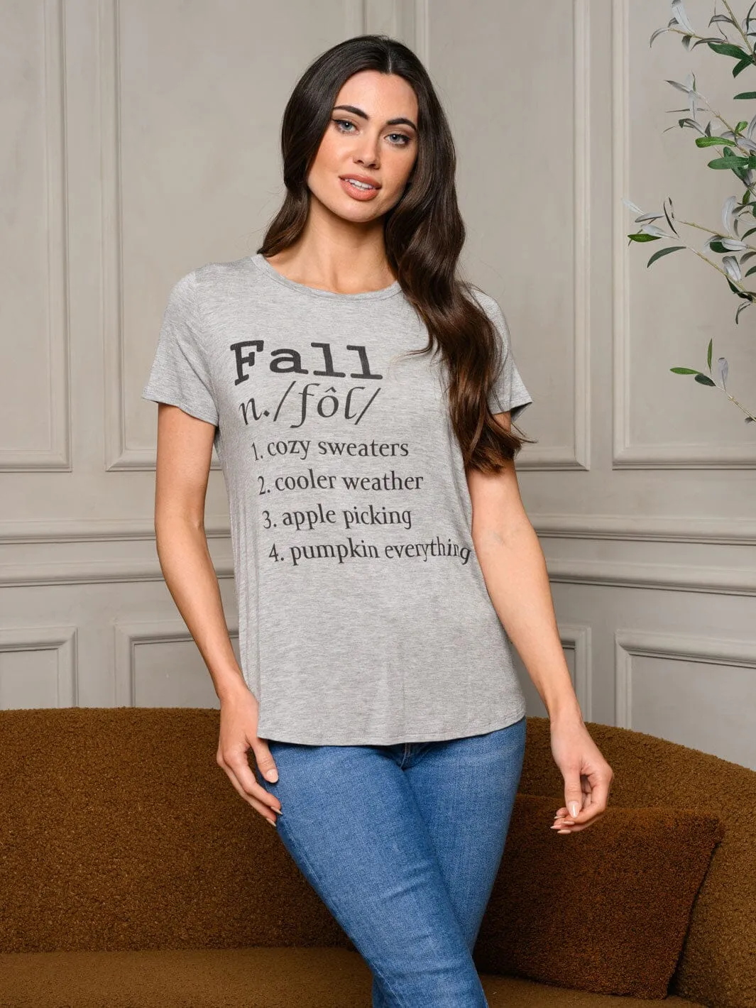 WOMEN'S SHORT SLEEVE GRAPHIC BASIC TOP