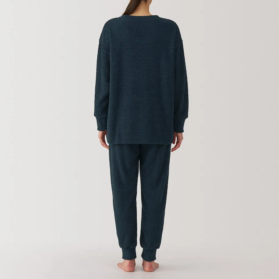 Women's Smooth Knitted Fleece Loungewear Set
