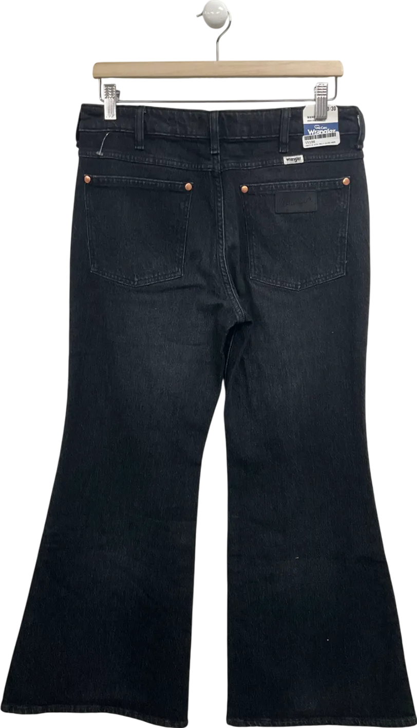 Wrangler Black High Rise Flare Jeans W29