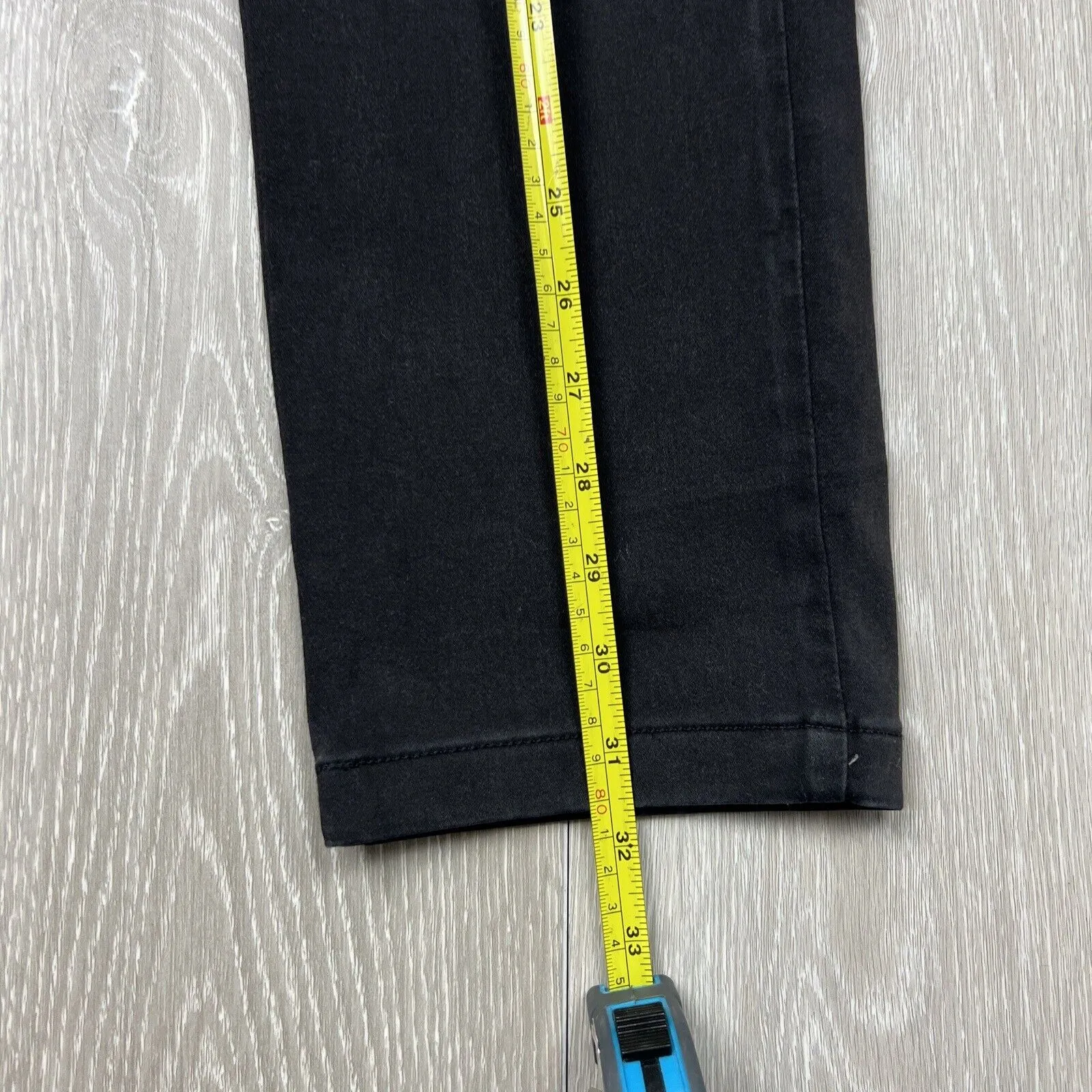 Zara Man Mens Black Skinny Stretch Cropped Jeans Size 29