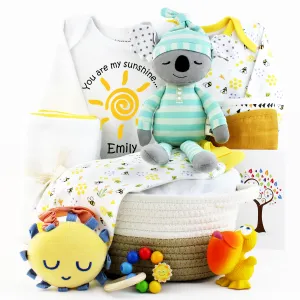 Zeronto Baby Gift Basket - Golden Sunshine